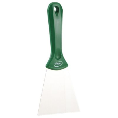 Vikan hand scraper w/Stainless Steel Blade, 100mm green