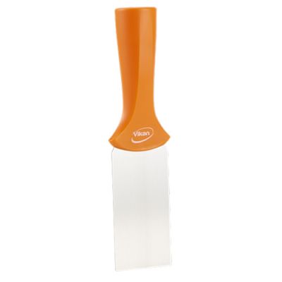 Vikan Stainless Steel Scraper Threaded Handle, 50 mm, orange