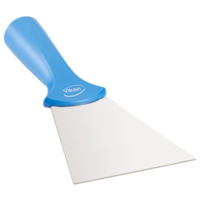 Vikan Stainless Steel Scraper Threaded Handle 100 mm, Blue