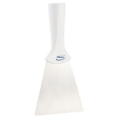 Vikan Stainless Steel Scraper Threaded Handle, 100 mm, White