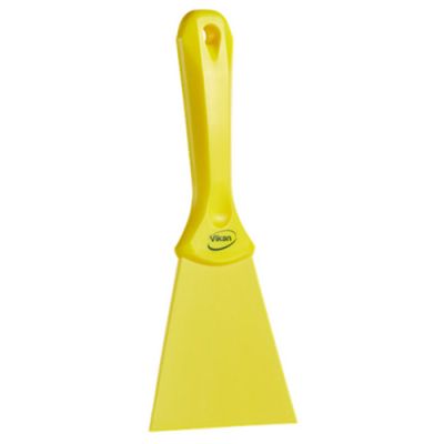 Vikan Nylon Hand Scraper, 100mm Yellow
