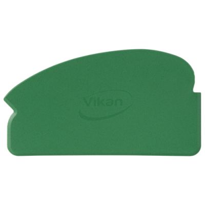 Vikan flexible hand scraper, metal detectable, 165 mm, green