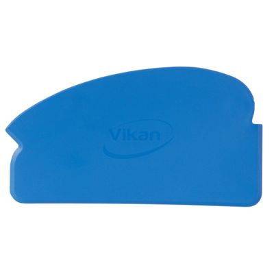 Vikan flexible hand scraper, metal detectable 165 mm,, blue