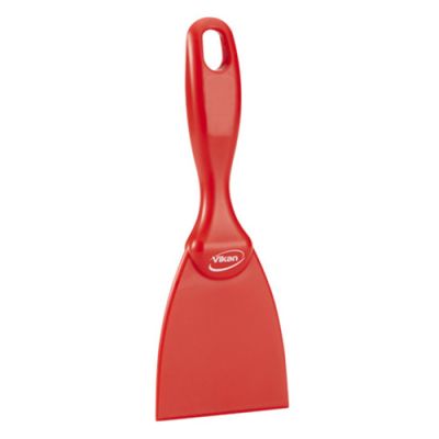 Vikan hand scraper 75x205mm red pp
