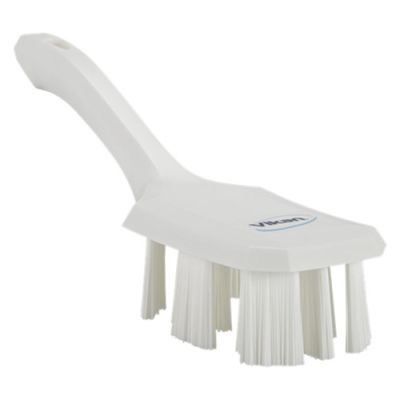 Vikan UST Hand brush w/short handle 260mm, stiff white