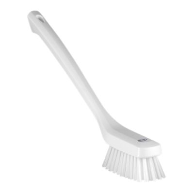 Vikan Narrow Cleaning Brush Long Handle, 420 mm, Hard,white