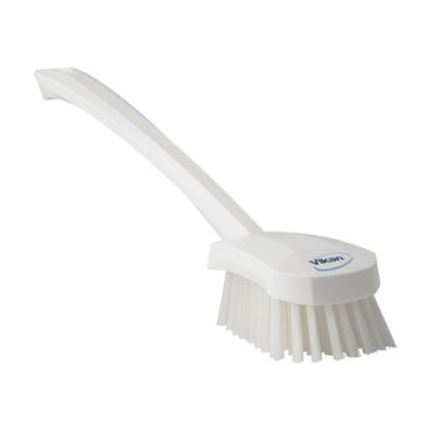 Vikan washing brush 415mm hard, white