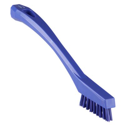 Vikan detail brush 205mm very hard,  purple