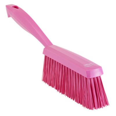 Vikan hand brush 330mm medium pink