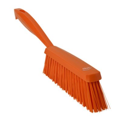 Vikan hand brush 330mm medium orange