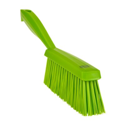Vikan hand brush 330mm medium lime