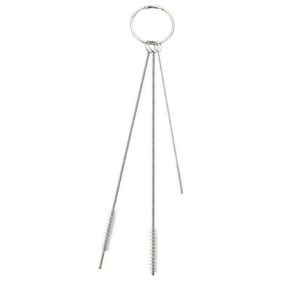 Vikan harjade komplekt 3tk (2, 5, 6mm) pehmed, valge