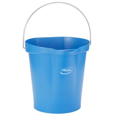 Vikan ämber sinine 12L, metalliosakestega