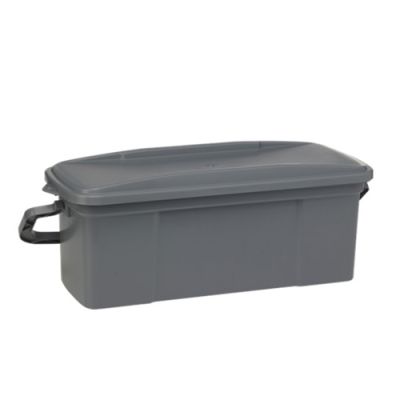 Vikan mopiämber kaane ja sõelaga, 40cm, hall