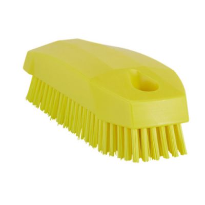 Vikan nail brush 50*130mm hard, yellow