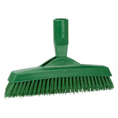 Vikan crevice scrub 225mm very hard, green
