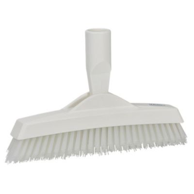 Vikan crevice scrub 225mm very hard, white