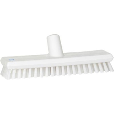 Deck scrub waterfed 275mm hard white