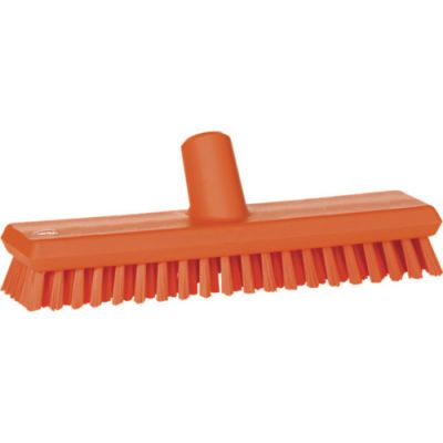 Deck scrub waterfed 275mm hard orange
