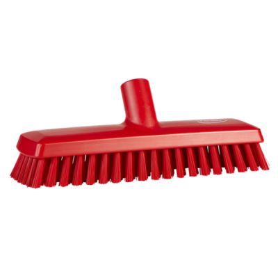 Deck scrub waterfed 275mm soft red