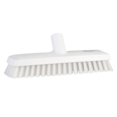 Deck scrub waterfed 270x65x100mm soft wh