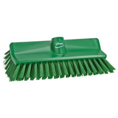 Vikan high/low brush 265mm hard, green