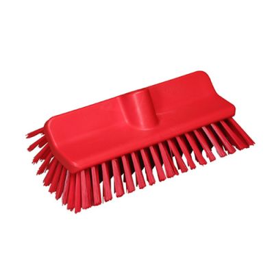 Vikan high/low brush 265mm hard, red