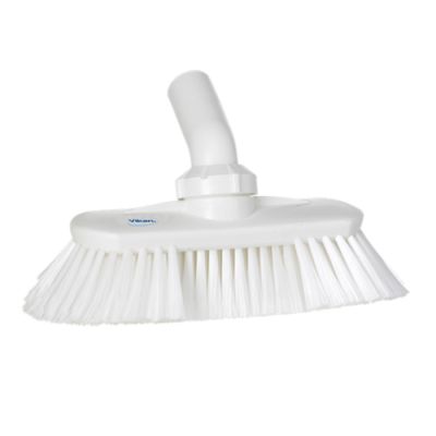 Vikan washing brush waterfed 240mm very soft, white