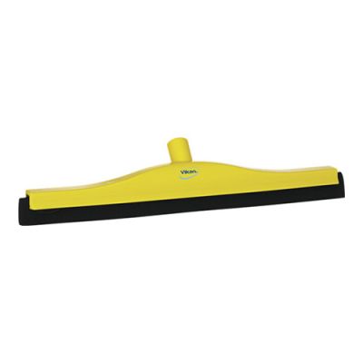 Vikan Floor Squeegee 500mm with black rubber, yellow