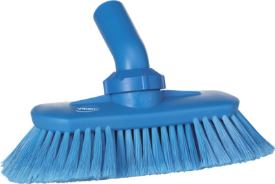 Vikan washing brush waterfed 240mm very soft, blue