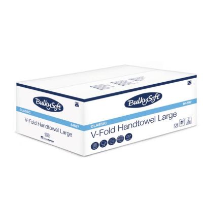 BulkySoft Classic V-fold lehträtik 2-kih. 250 lehte/pk