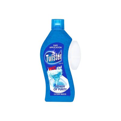 Toilet gel TWISTER 500ml Ocean Breeze + hang, container