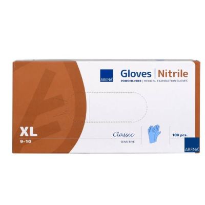 Nitril  glove Classic Sensitive powderfree XL 100pcs, blue
