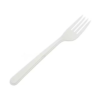 Reusable plastic fork 18cm 125x machine washable, 100pcs/pac
