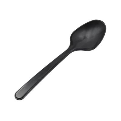 Reusable plastic spoon18cm 125x machine washable, 100pcs/pac