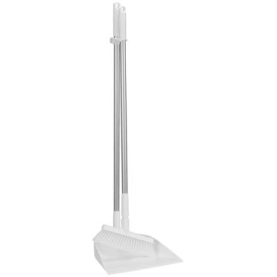 Vikan Dustpan set with broom 880X330mm, white