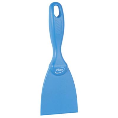 Vikan scraper 75x205mm metal detectable, blue