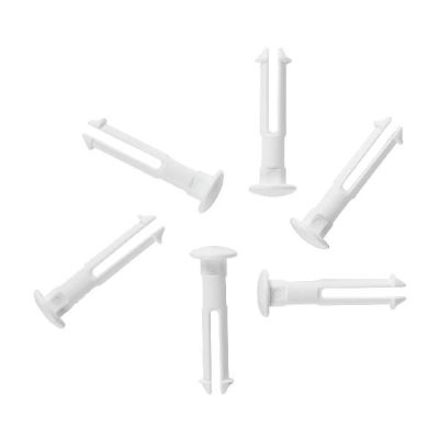 Vikan 6 Spare part pins for Hi-Flex V10115, V10135, white