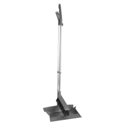 Vikan Dustpan set with broom, 880X330 mm, grey