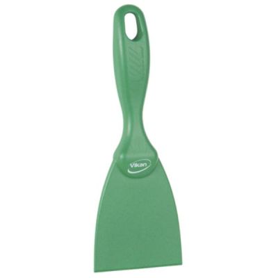 Vikan Hand Scraper, Metal Detectable, 75 mm, Green
