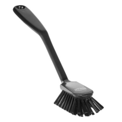 Vikan dish brush 280mm medium, black