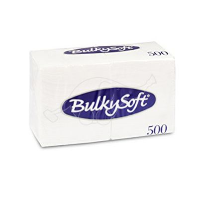 BulkySoft salvrätik 24x24cm, 1-kihil, valge, 3000tk/k