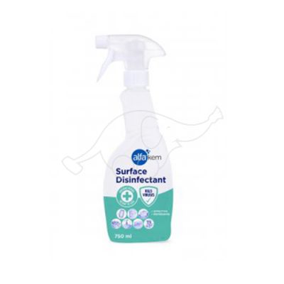 Allfakem 750ml spray quick disinfection of surfaces