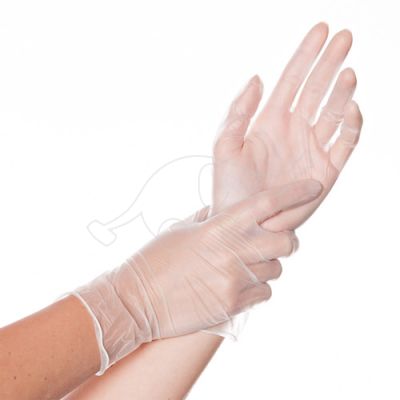 Vinyl  glove Ideal powderfree 100pcs L white