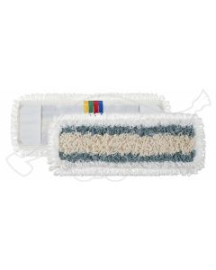 Wet micro/pol/cotton mop 40cm with pockets