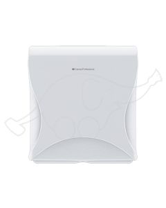 BulkySoft Essentia MiniJumbo Toilet Tissue Dispenser, white