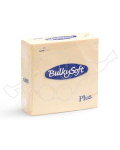 BulkySoft napkins Plus 38x38 2-ply cream