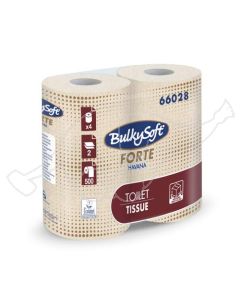 Bulkysoft Forte Havana comapct toilet tissue 4 rolls