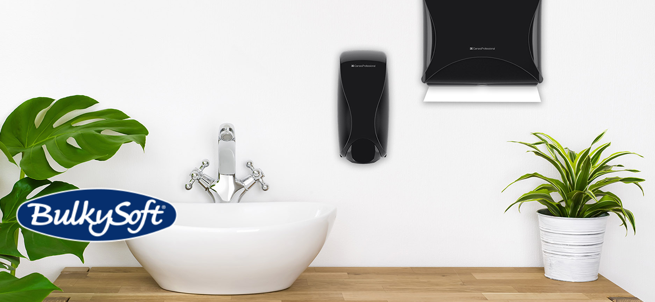 BulkySoft professional hygiene products in modern washroom