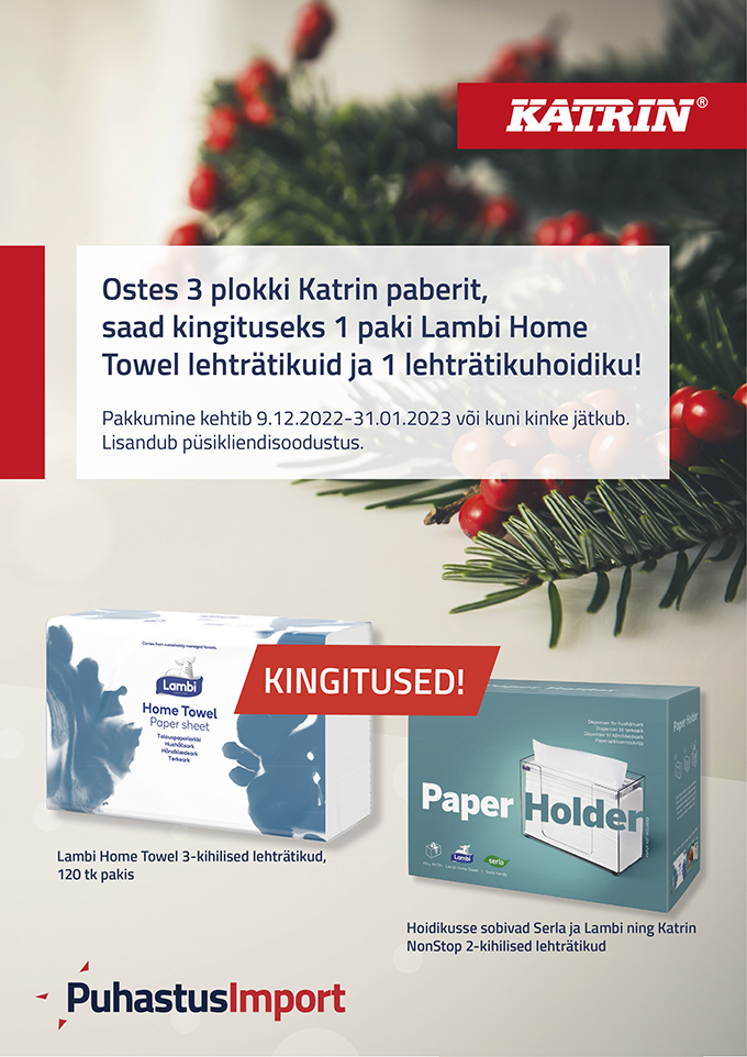 Katrin pehmepaber pakkumine